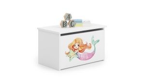 Daria toy chest with children's graphics