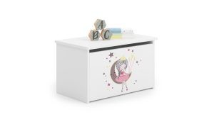 Daria toy chest with children's graphics