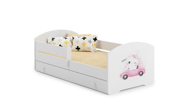 Luk - single bed 140x70 with children's graphics