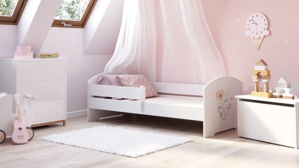 Luk - single bed 160x80 with children's graphics