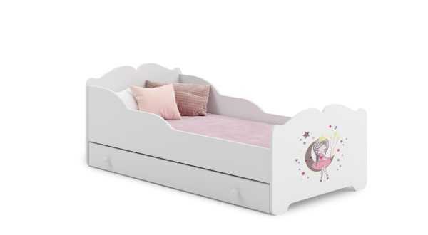 Anna - single bed 140x70 with children's graphics