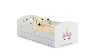 Luk - single bed 160x80 with children's graphics