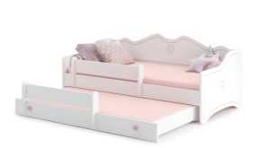 Emma - double bed 160x80 in a set with a drawer