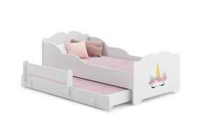 Anna double bed 160x80 with children's graphics