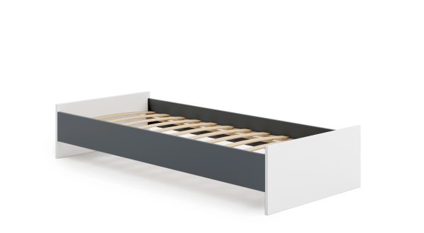 Karo youth bed 190x90 oak white and gray