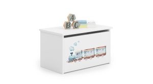 Daria toy chest with children's graphics