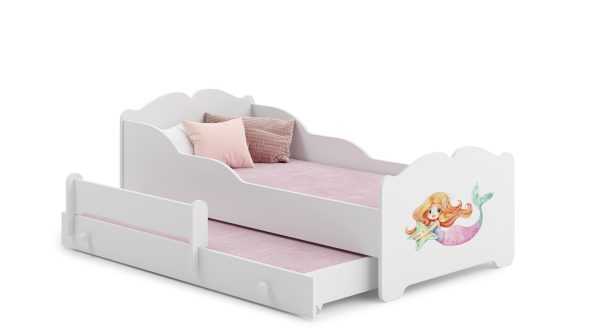 Anna double bed 160x80 with children's graphics