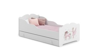 Anna - single bed 140x70 with children's graphics