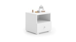 Emi bedside table white