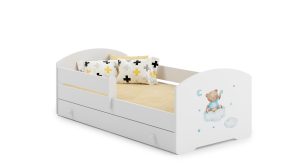 Luk - single bed 160x80 with children's graphics