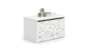 Daria toy chest with children's graphics