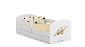 Luk - single bed 140x70 with children's graphics