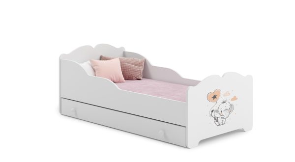 Anna - single bed 140x70 with children's graphics