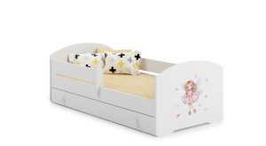 Luk - single bed 160x80 with children's graphics