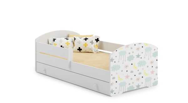 Luk - single bed 140x70 with children's graphics