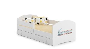 Luk - single bed 160x80 with children's graphics