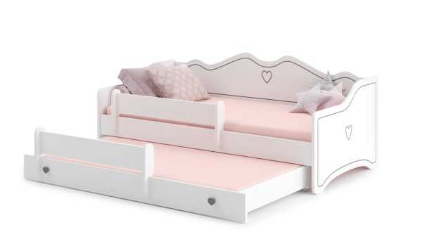 Emma - double bed 160x80 in a set with a drawer