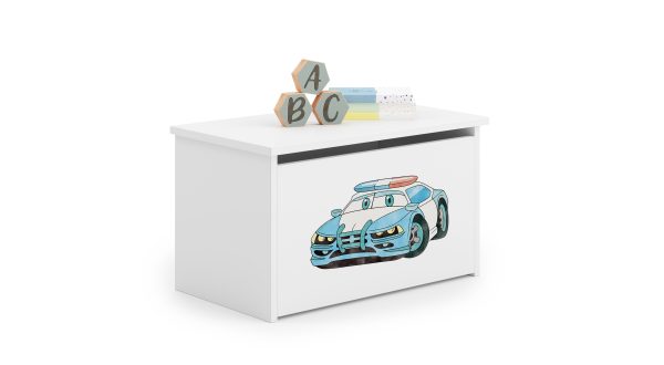 Daria toy chest with children's graphics