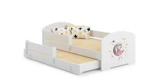 Luk double bed Luk 160x80 with children's graphics