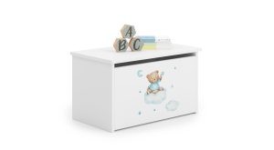 Daria toy chest with children's graphics