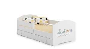 Luk - single bed 160x80 with children's graphics