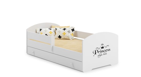 Luk - single bed 160x80 with children's graphics