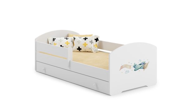 Luk - single bed 140x70 with children's graphics