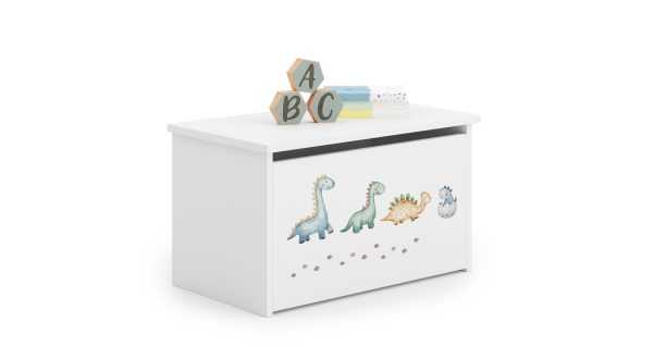 Daria toy chest with children's graphics